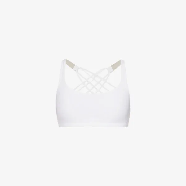 Lululemon Free To Be Wild Stretch Sports Bra, White