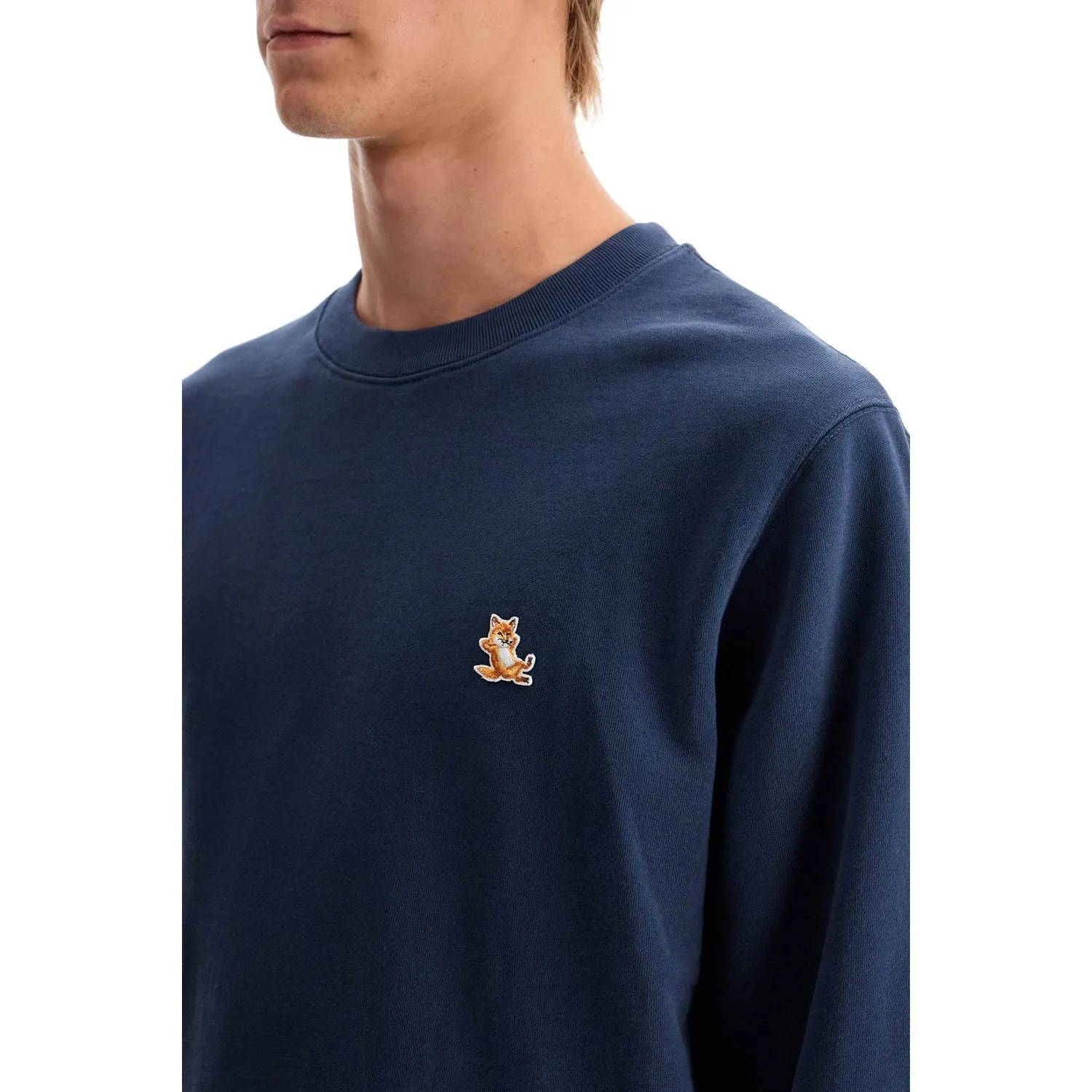 Maison Kitsune 'chillax fox patch sweat