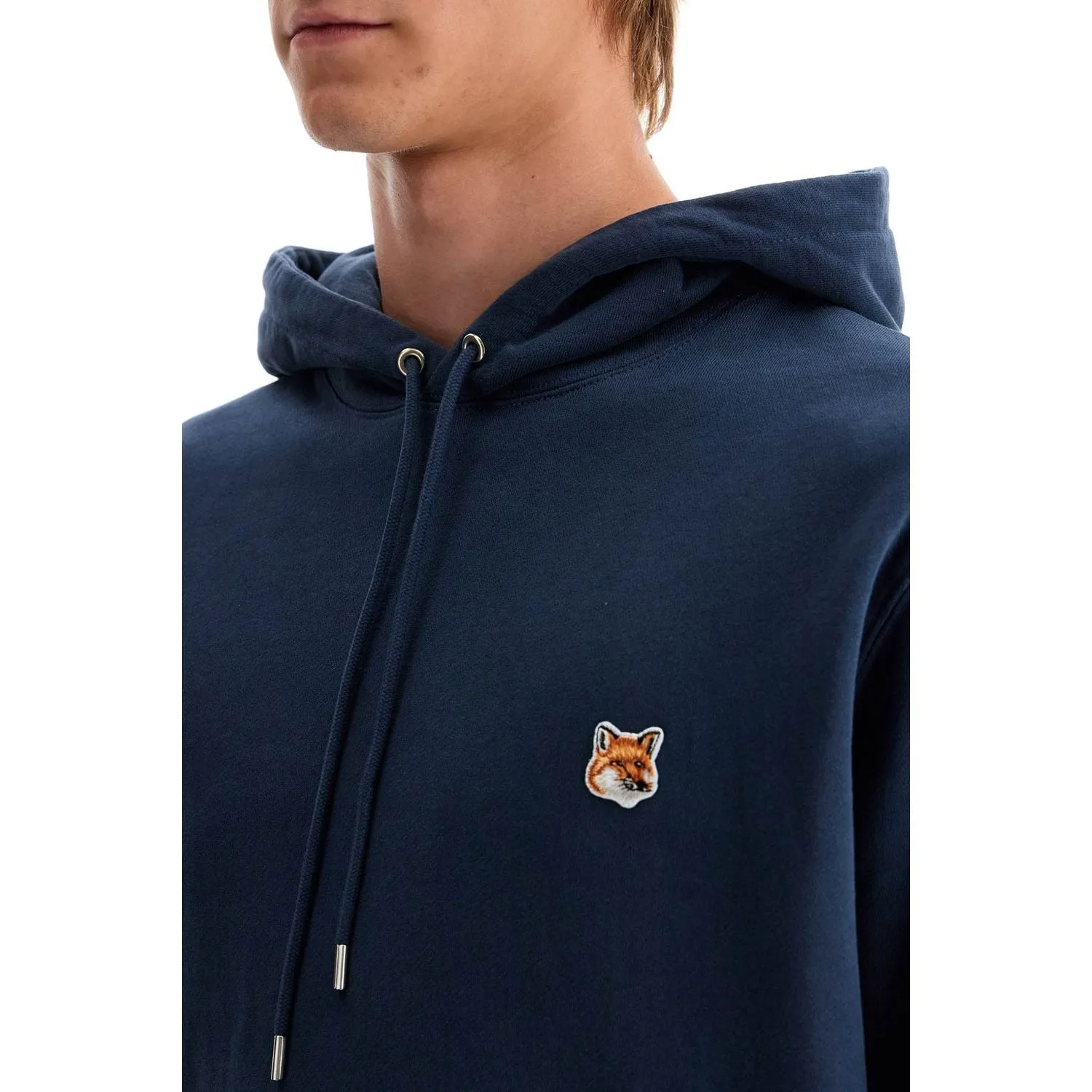 Maison Kitsune fox head hooded sweatshirt