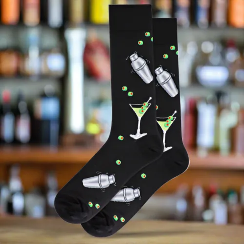 Martini Shaker Socks