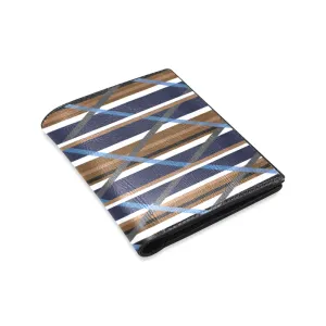 Men's Bifold Wallet - Mocha Stripe