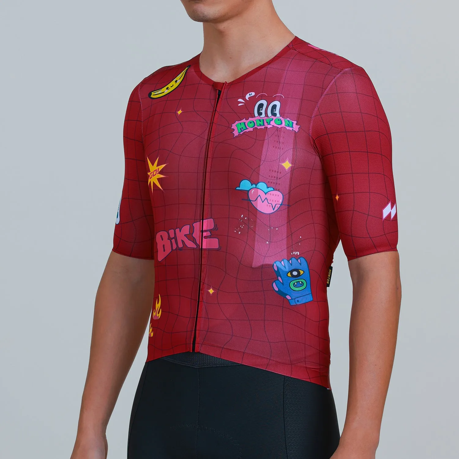 Men's Cycling Jersey FunRide Magenta