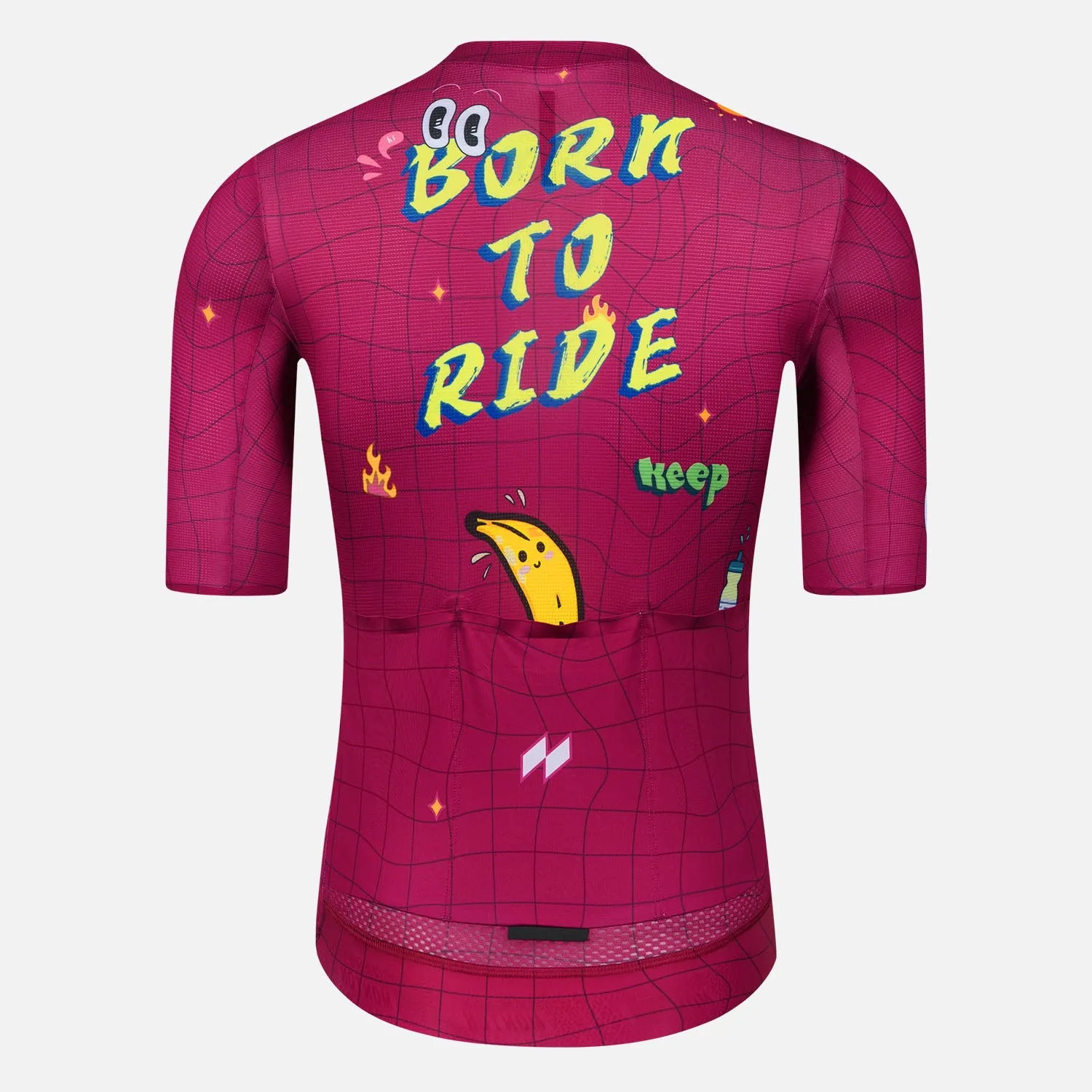 Men's Cycling Jersey FunRide Magenta