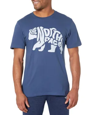 Men's Short Sleeve Bear Tee - Shady Blue/Bear Graphic