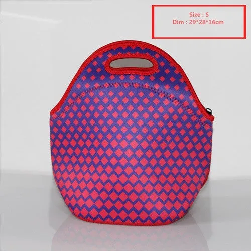 Neoprene thermal lunchbox lancheira bolsa de franja thermal bag bolsa termica lunch bags insulation for women lunch tote ALB394F