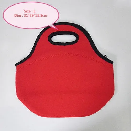 Neoprene thermal lunchbox lancheira bolsa de franja thermal bag bolsa termica lunch bags insulation for women lunch tote ALB394F