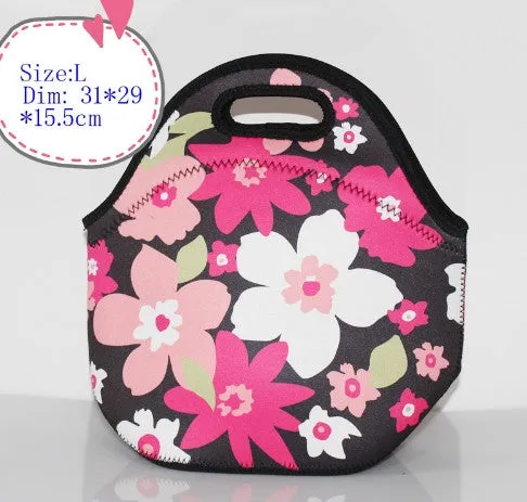 Neoprene thermal lunchbox lancheira bolsa de franja thermal bag bolsa termica lunch bags insulation for women lunch tote ALB394F