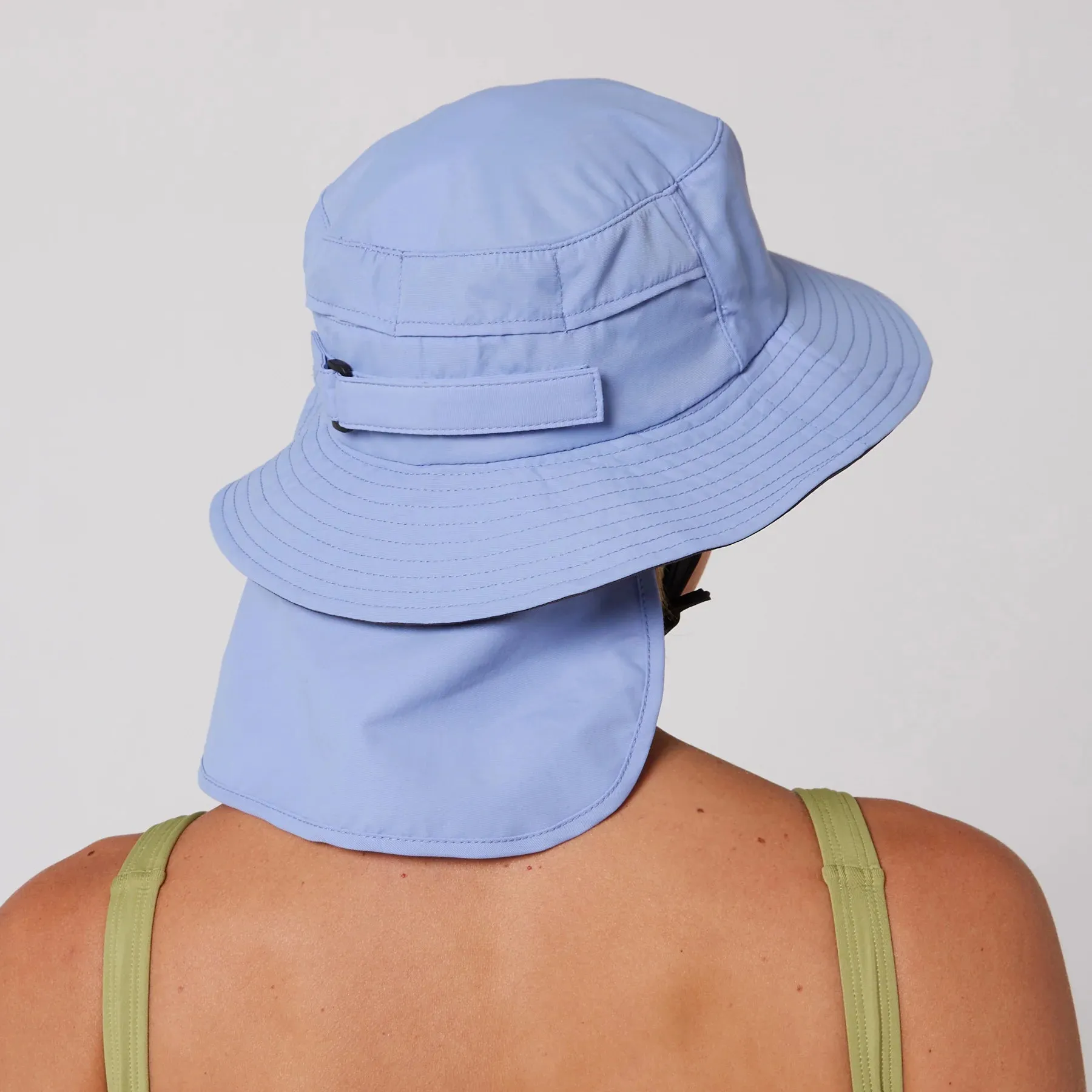 Ocean and Earth Indo Stiff Peak Surf Hat - Blue