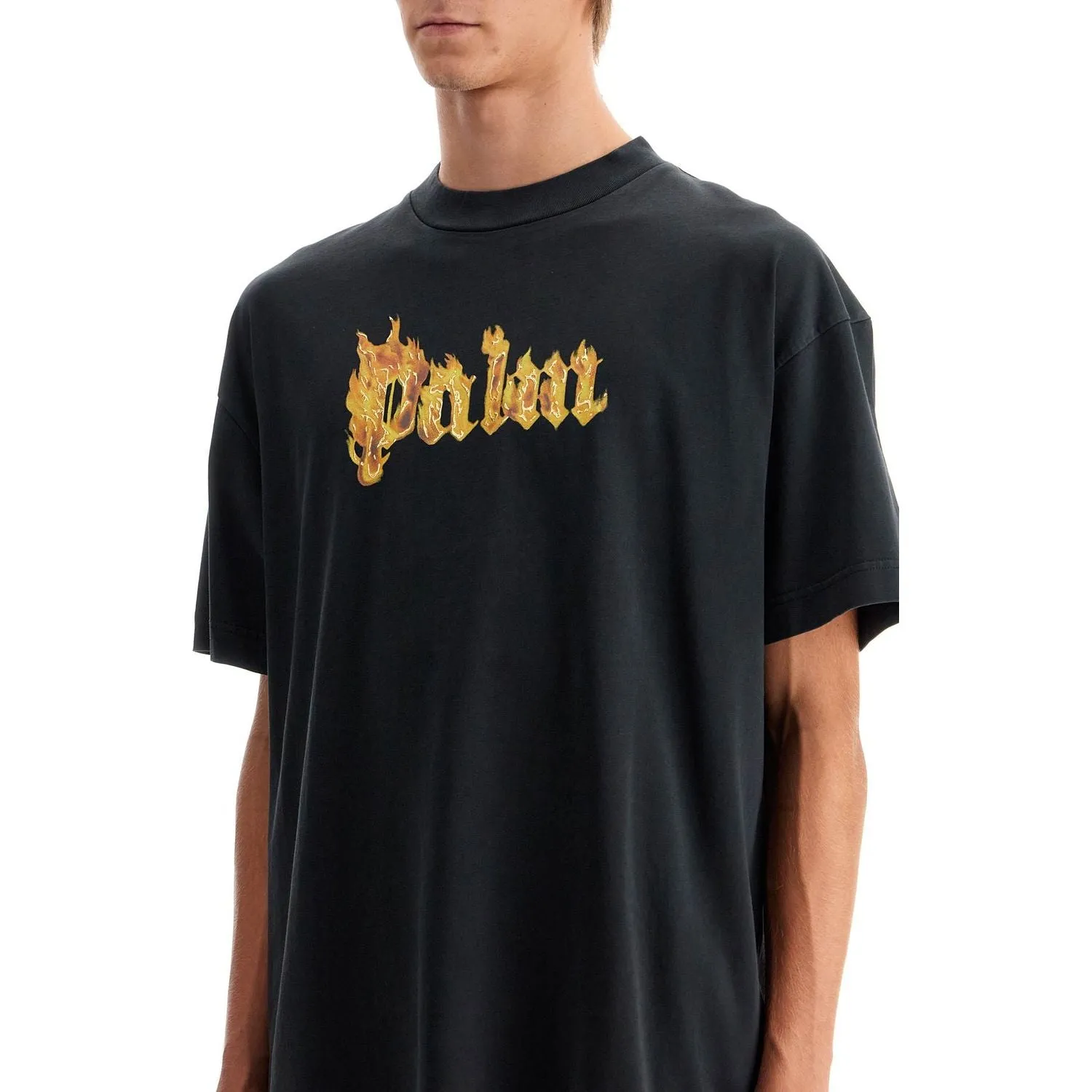 Palm Angels 'burning logo t-shirt