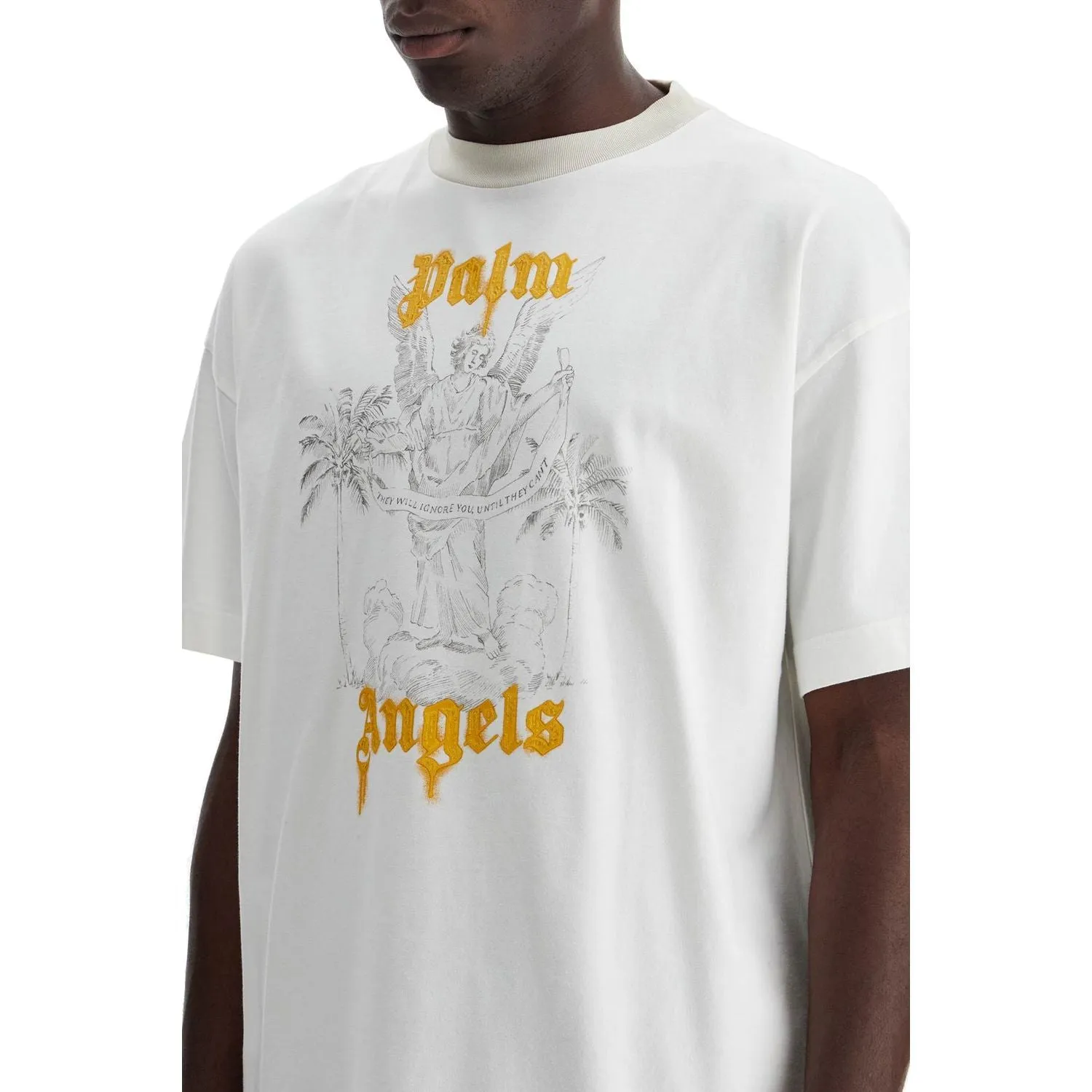 Palm Angels oversized pencil print