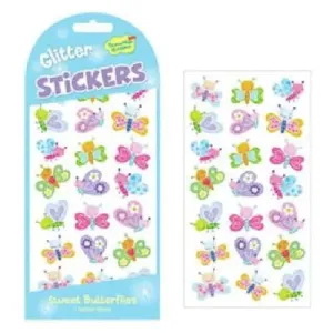 Peaceable Kingdom - Glitter & Foil Sweet Butterfly Stickers