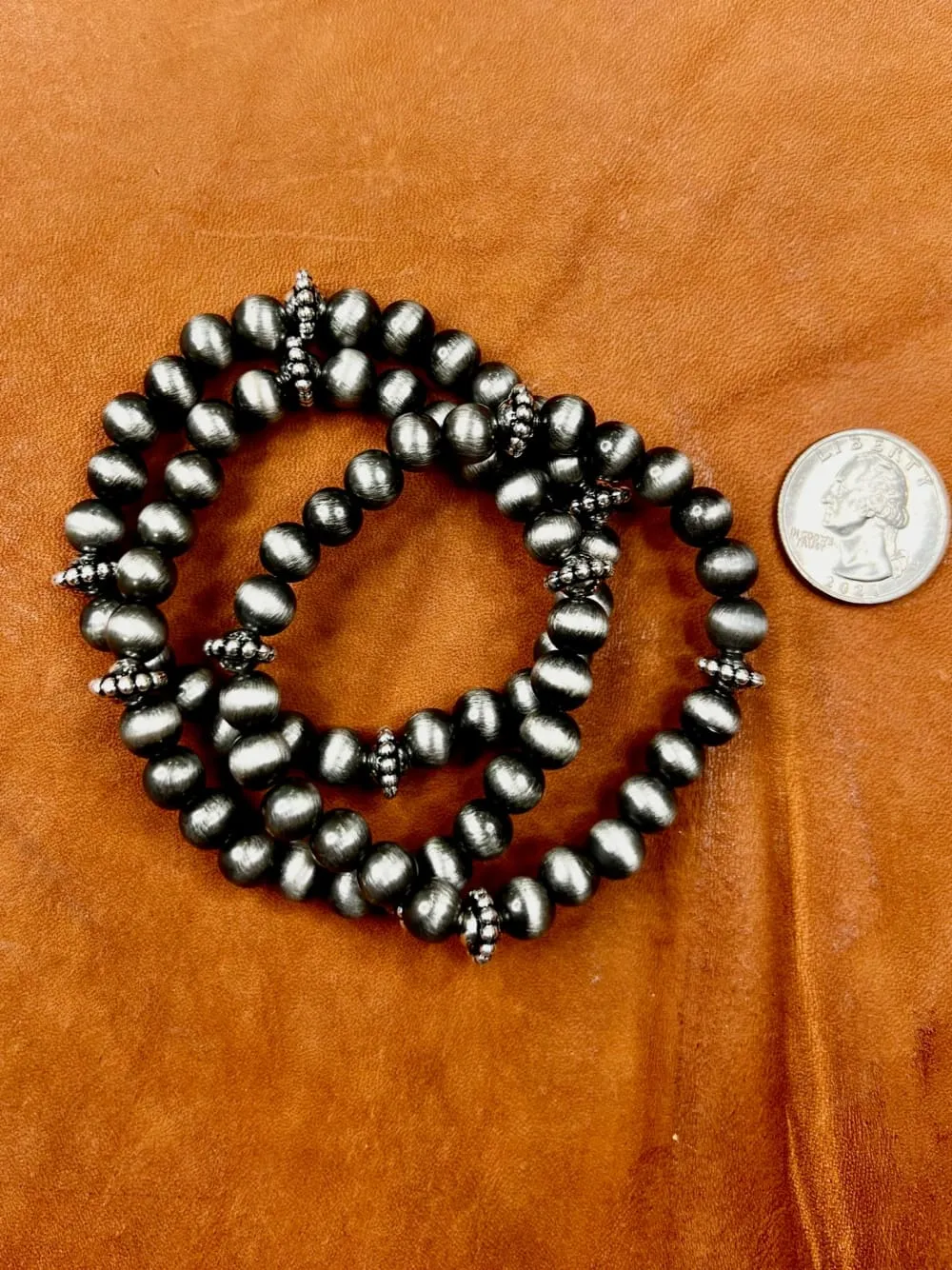 Pecos Faux Navajo Pearl Bracelet Set