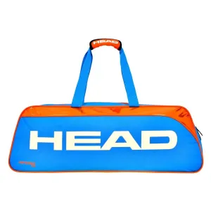 Polyester Inferno 50 Economical Badminton Kit Bag (Compartment: Single | Capacity: 3 Racquets | Colour: Blue | Orange)