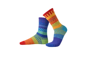 Rainbow Recycled Cotton Crew Socks