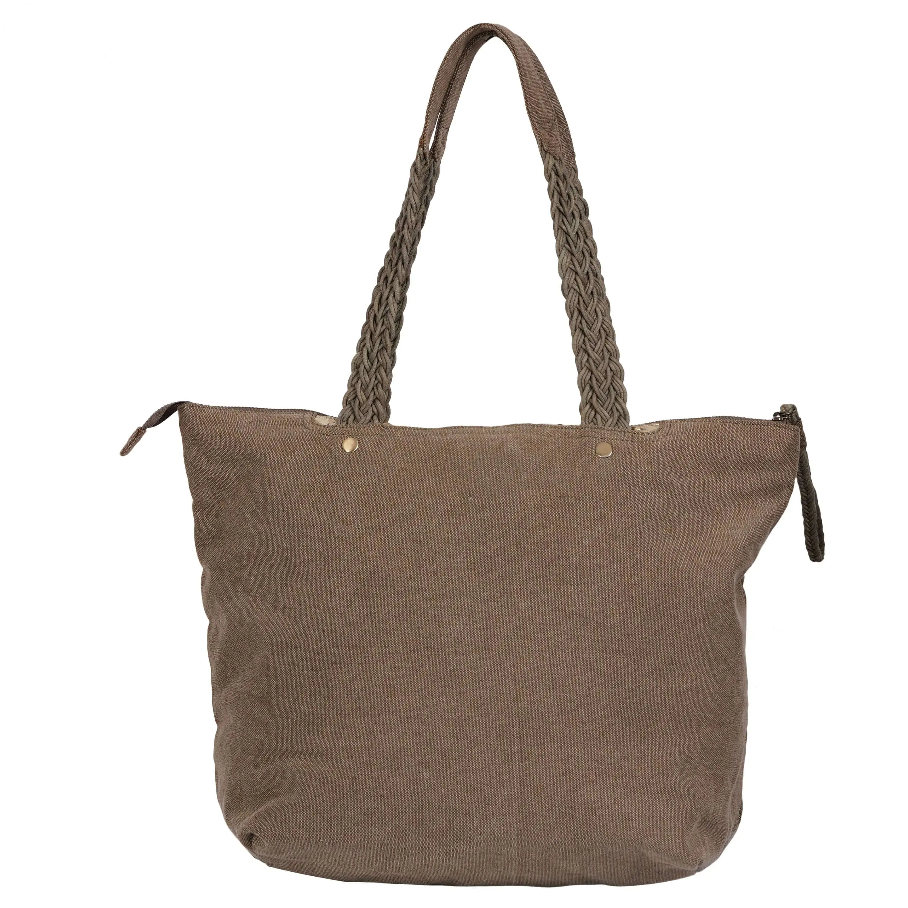 Solid Gray Canvas Bag | Lightweight Material