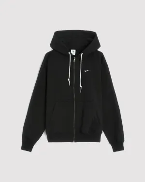 SOLO SWOOSH FULL ZIP "BLACK"