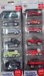 SUPER POWER DIE CAST 6PCS (735)