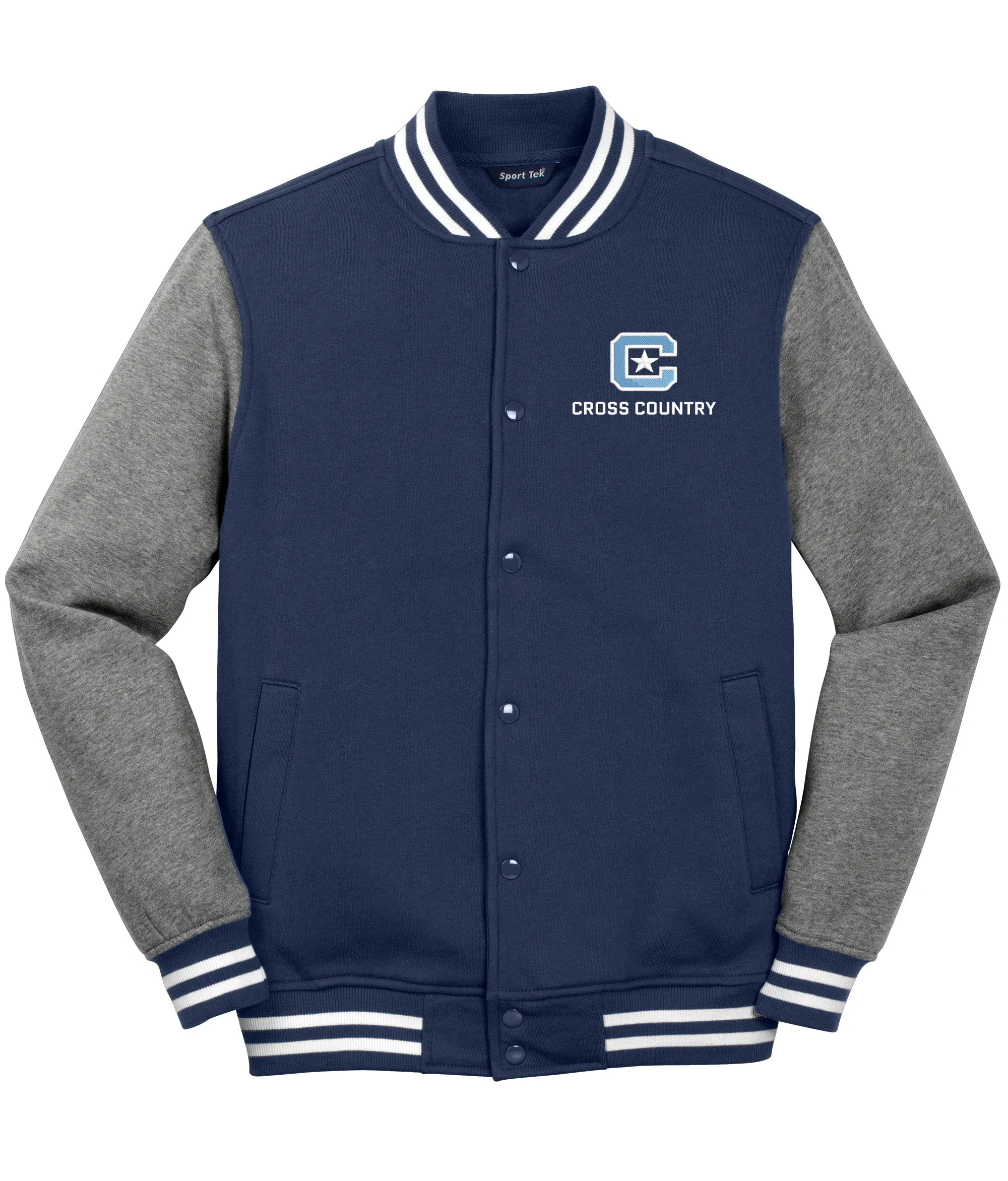 The Citadel C, Sports - Cross Country, Fleece Letterman Jacket