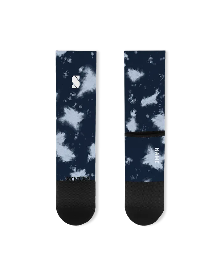 Tie Dye Custom Printed cycling socks