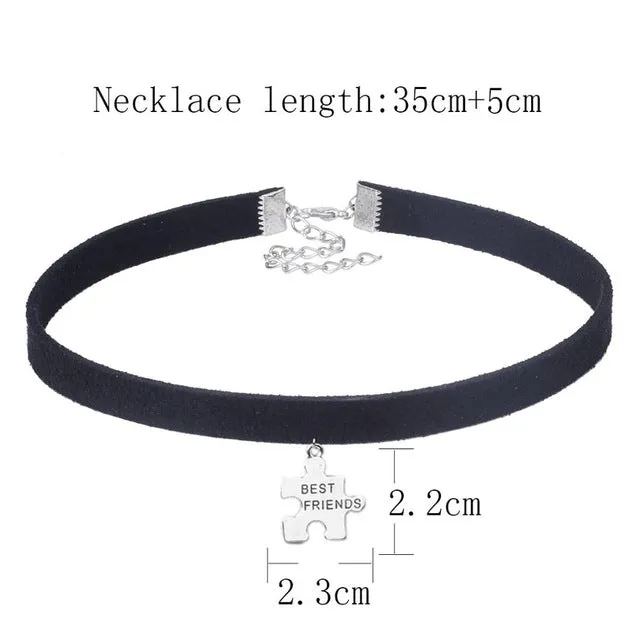 Triangle Personality Fashion Black Choker Necklaces Harajuku Pendant Necklace Beads Pendant Chokers Charm Hot Sale TAIJI NS3324