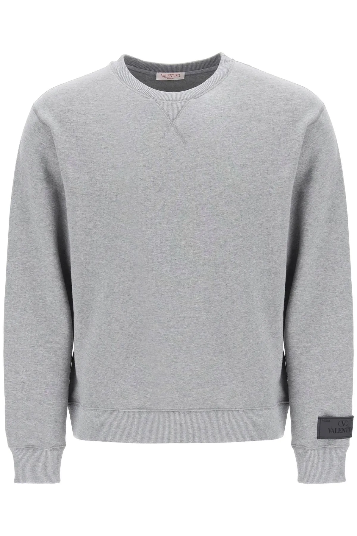 Valentino garavani melange cotton sweatshirt