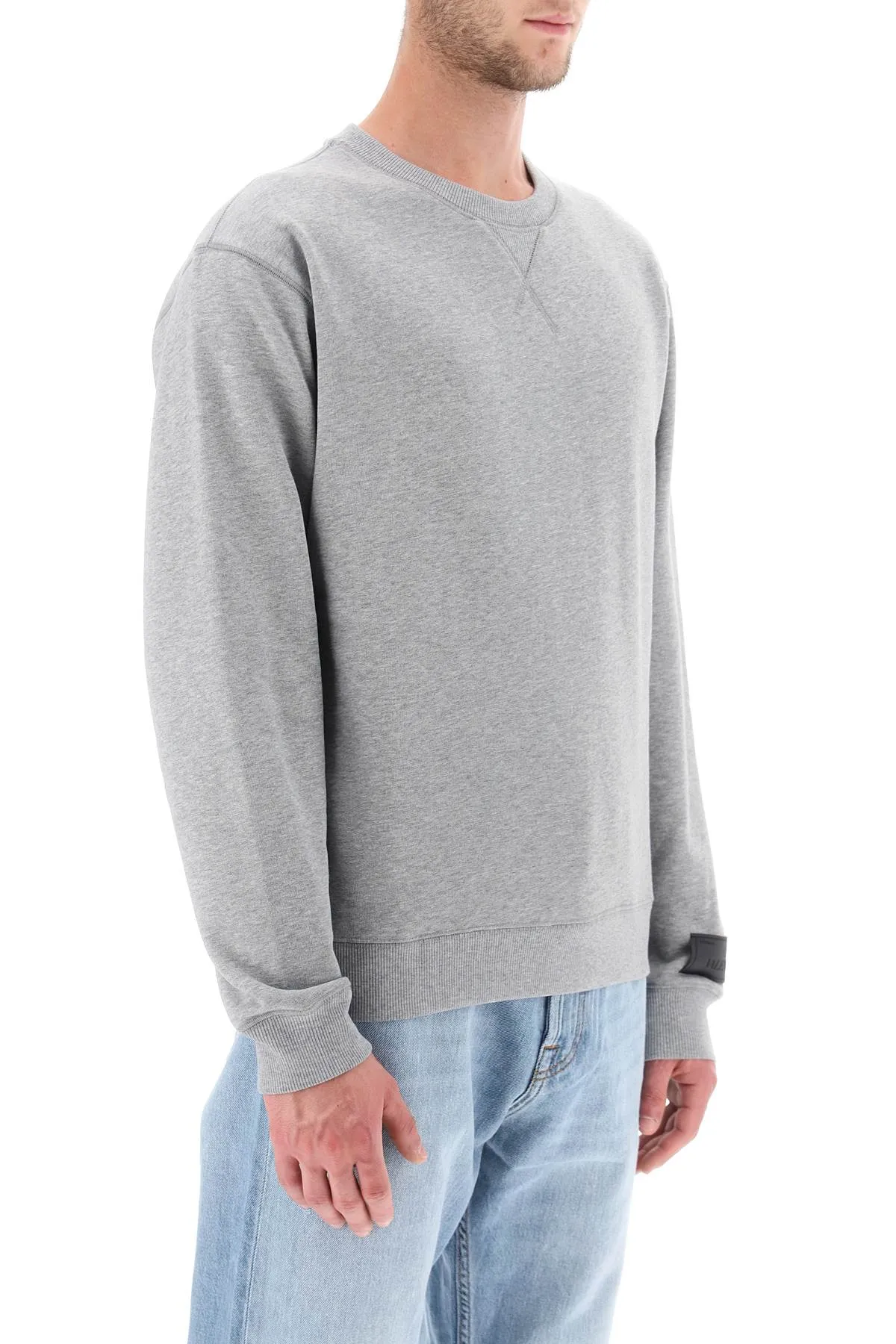 Valentino garavani melange cotton sweatshirt