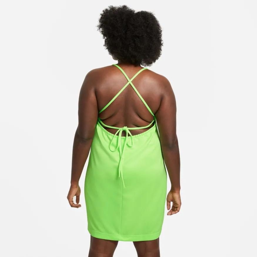 W NSW ICON CLASH DRESS "LIME GLOW"