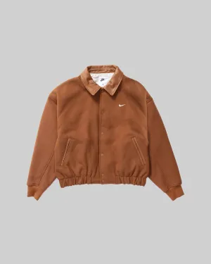 WOOL VARSITY JACKET "LT BRITISH TAN"