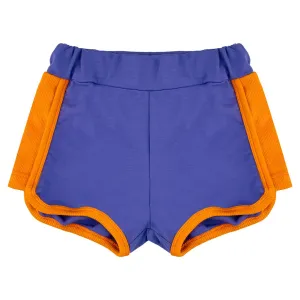 Wooly Mammoth Colour Blast Purple Retro Shorts - 2 Left Size 5-7 years