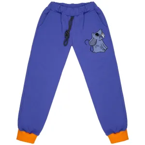 Wooly Mammoth Colour Blast Purple Sweatpants - 1 Left Size 7-9 years