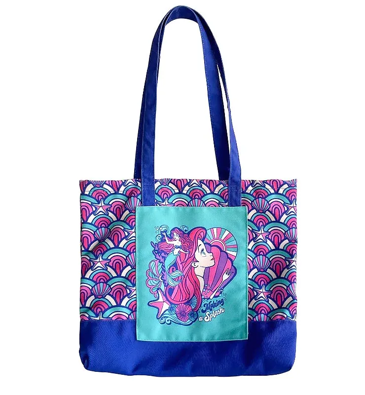 Zippies Lab Princess Ariel Pattern Ditsy Tote Bag