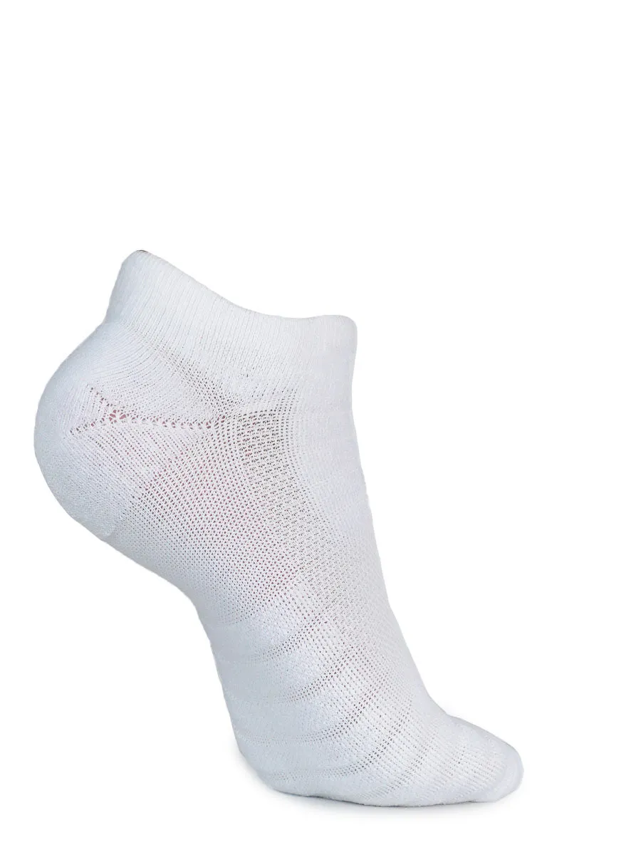 Zone Cushion Short Socks - JCB- 3001- White